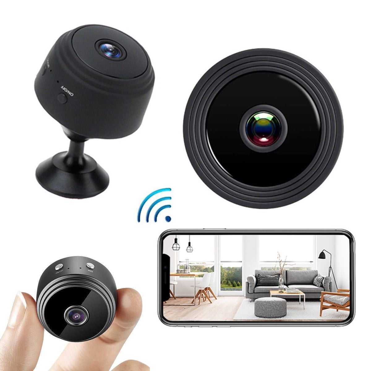 MINI CAMARA ESPIA SEGURIDAD WIFI A9